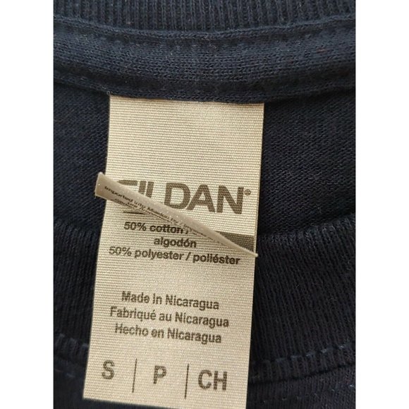 West Virginia University Mountaineers Beat Texas Unisex S T Shirt Blue Gold EUC - Picture 5 of 5